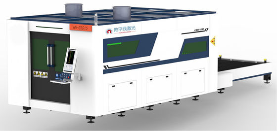 1500W 4000W Kurstabelle CNC-Faser-Laser-Schneidemaschine-IPG max 3015 mit Abdeckung
