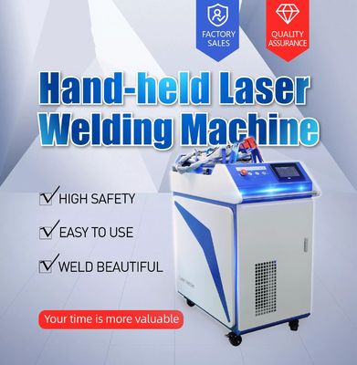 500W 1080NM Handlaser-Schweißgerät CW-Wasserkühlung