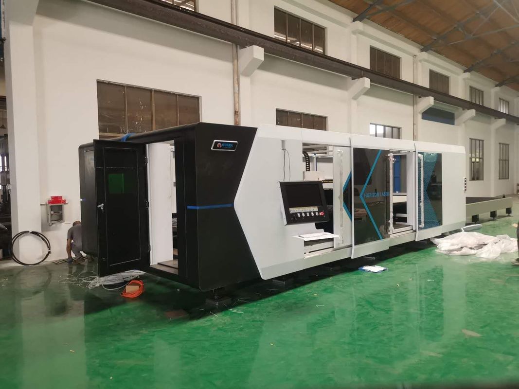 IPG 20mm CNC metallschneidende 8025 Laser-Schneidemaschine für Stahlplatte