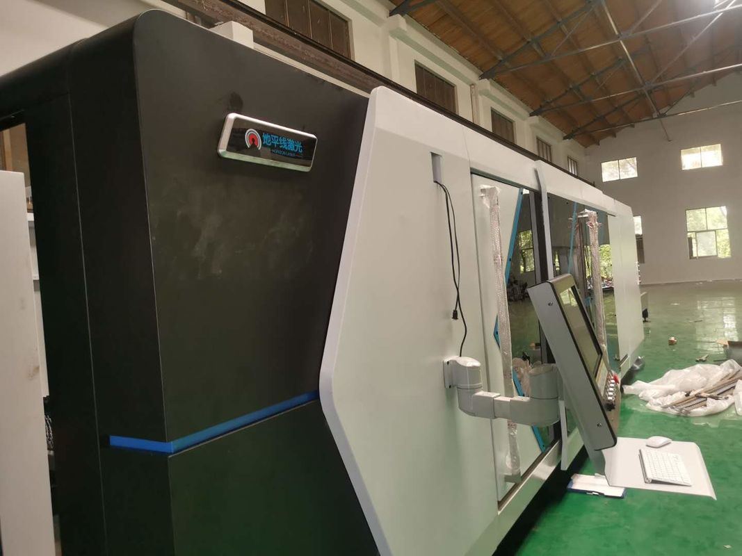 IPG 20mm CNC metallschneidende 8025 Laser-Schneidemaschine für Stahlplatte