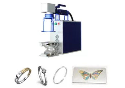 Faser-Laser-Markierungs-Maschine des Mopa-Farbmetall50w 3d