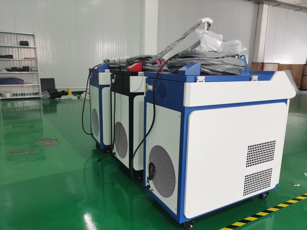 1000W 1080nm Handlaser-Schweißer-Fiber Laser Welding-Ausrüstungs-doppeltes Pendel