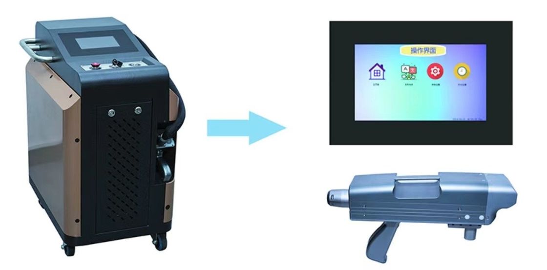 Laser-Farbe des Impuls-200W 0.05mm und Entrostungs-Werkzeug