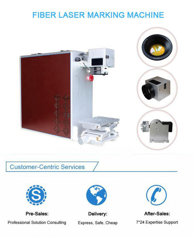 0.01mm Markierungs-Maschine Laser-1060nm für Metall, Laser-Markierungs-Maschine der Faser-50w