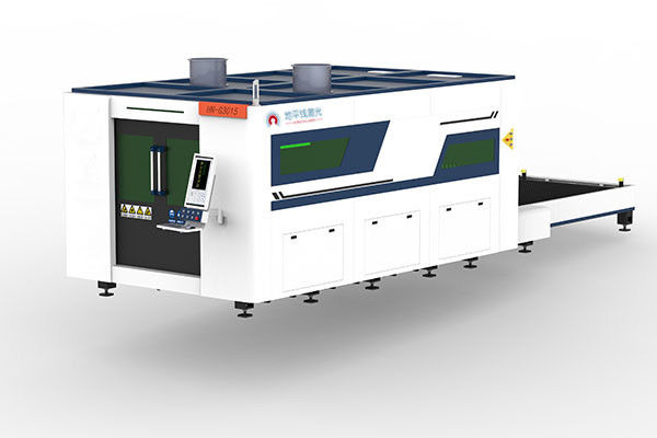 50mm beiliegende 4000mm Laser-Schneidemaschine für Stahlplatte