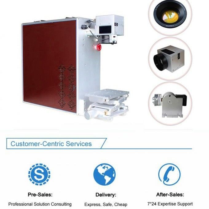 Laser-Markierungs-Maschine FDAs 0.01mm tragbare Faser-20w