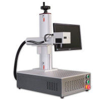 Tischplattender faser-20W Luftkühlung Laser-Maschinen-100kHz mit PC Raycus max