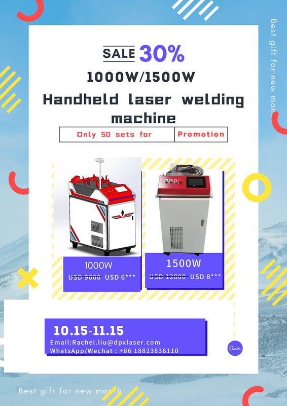 1000W 1080nm Laser-Schweißgerät-Wasserkühlungs-Deckung Hand